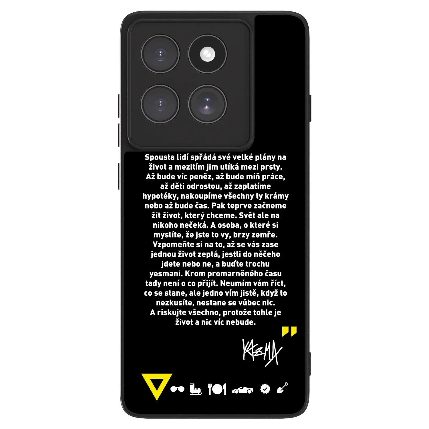 Picasee ULTIMATE CASE pro Motorola Edge 60 Pro - Kazma - BUĎTE TROCHU YESMANI