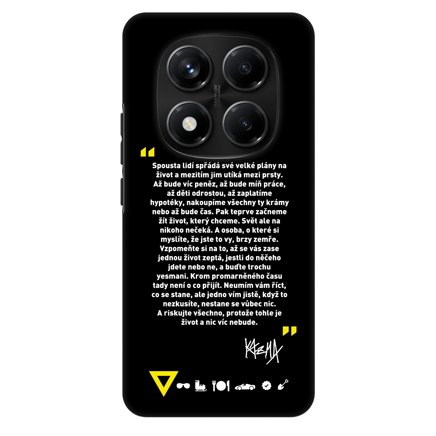 Picasee Fashion Case pre Xiaomi Redmi Note 14 Pro+ 5G - Kazma - BUĎTE TROCHU YESMANI