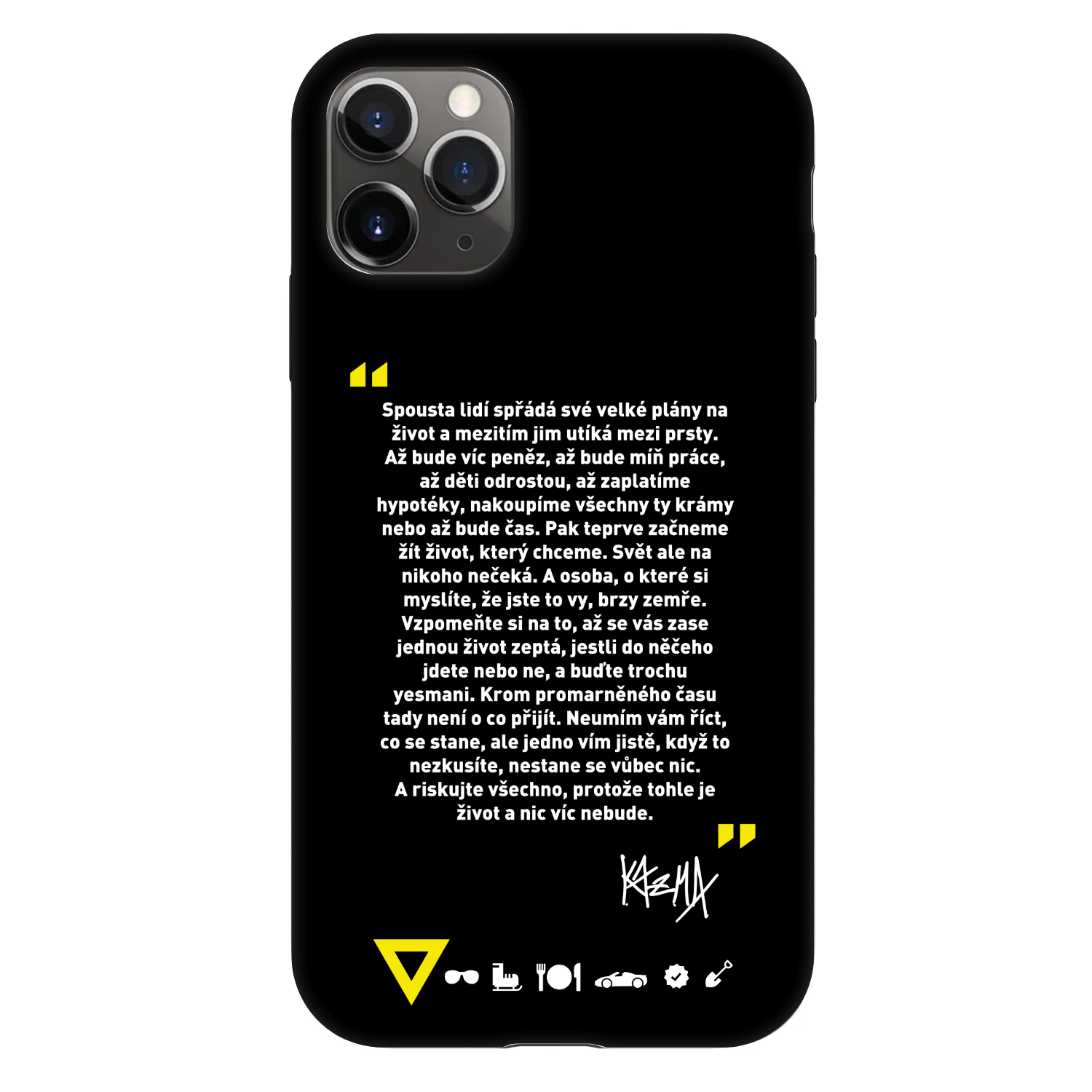 Picasee Fashion Case pre Apple iPhone 11 Pro - Kazma - BUĎTE TROCHU YESMANI