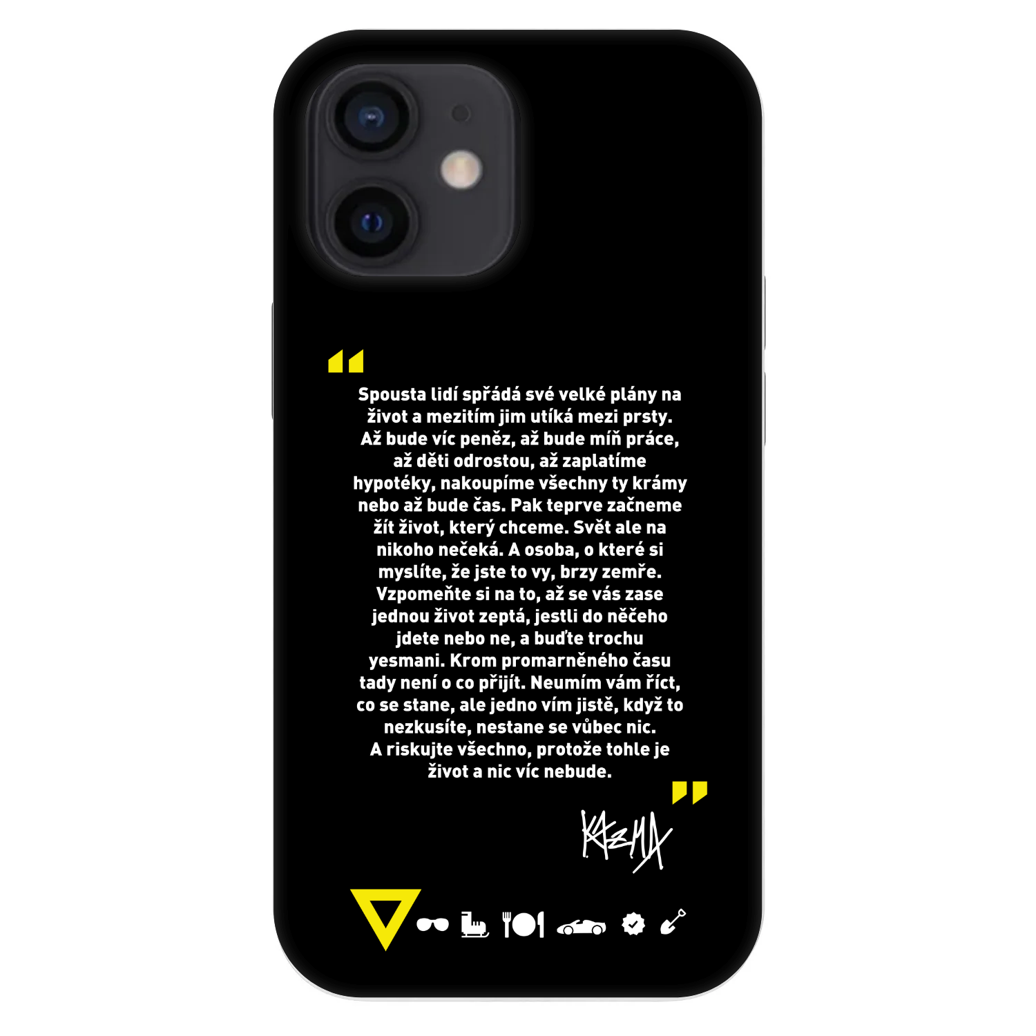 Picasee Fashion Case pre Apple iPhone 12 mini - Kazma - BUĎTE TROCHU YESMANI