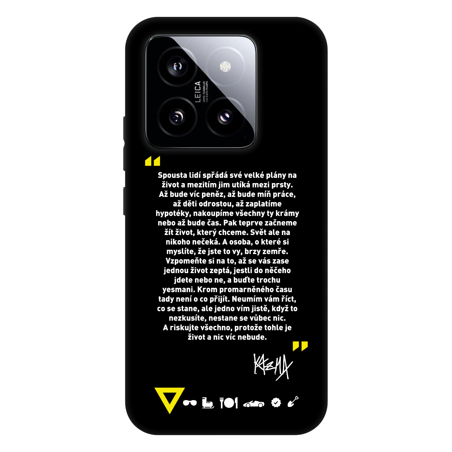 Picasee Fashion Case pre Xiaomi 14 - Kazma - BUĎTE TROCHU YESMANI