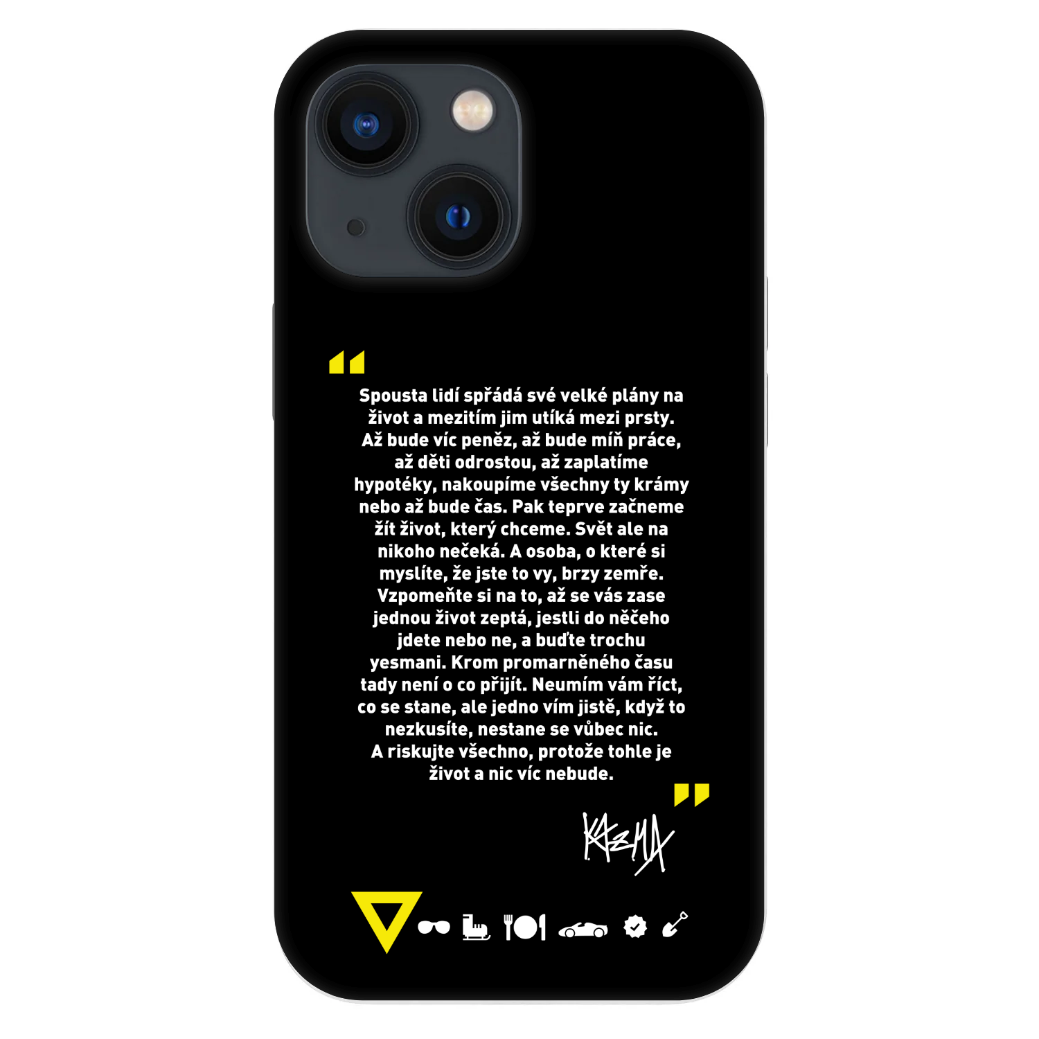 Picasee Fashion Case pre Apple iPhone 13 mini - Kazma - BUĎTE TROCHU YESMANI