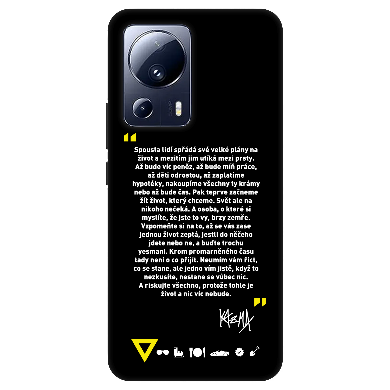 Picasee Fashion Case pre Xiaomi 13 Lite - Kazma - BUĎTE TROCHU YESMANI