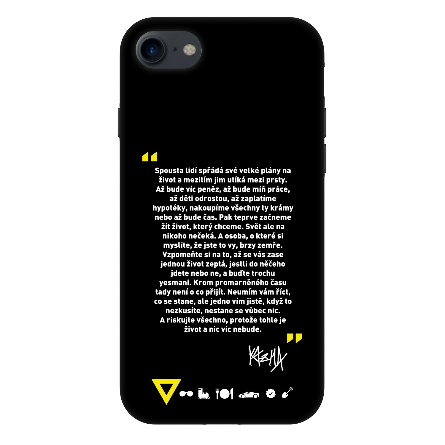 Picasee Fashion Case pre Apple iPhone 7 - Kazma - BUĎTE TROCHU YESMANI