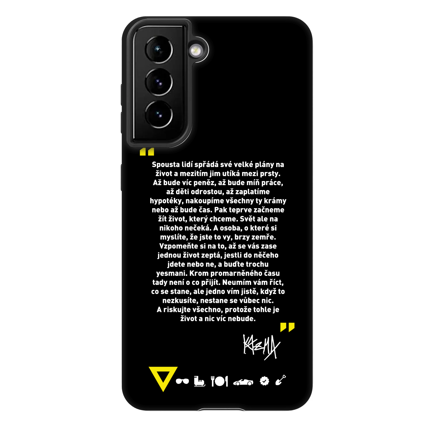 Picasee Fashion Case pre Samsung Galaxy S21 FE 5G - Kazma - BUĎTE TROCHU YESMANI
