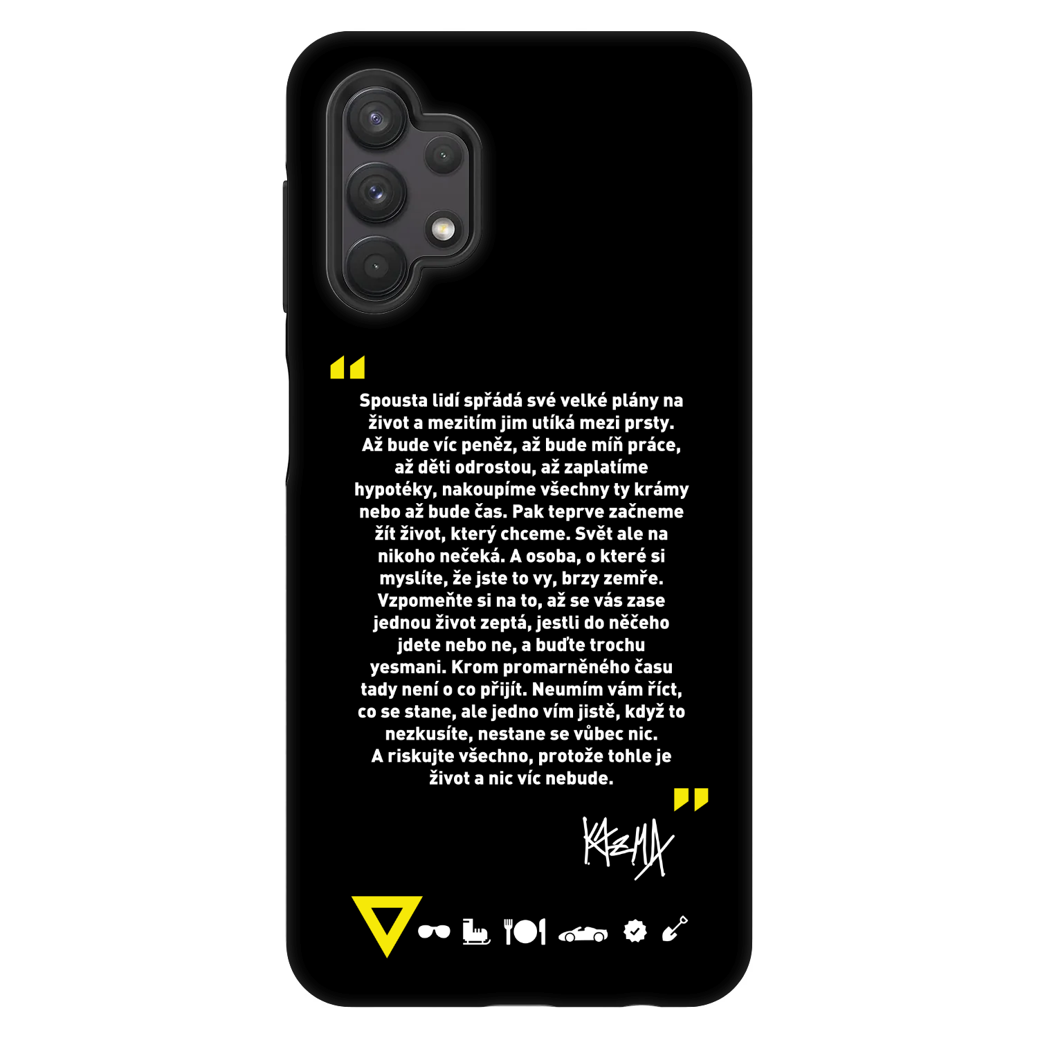Picasee Fashion Case pre Samsung Galaxy A32 5G A326B - Kazma - BUĎTE TROCHU YESMANI
