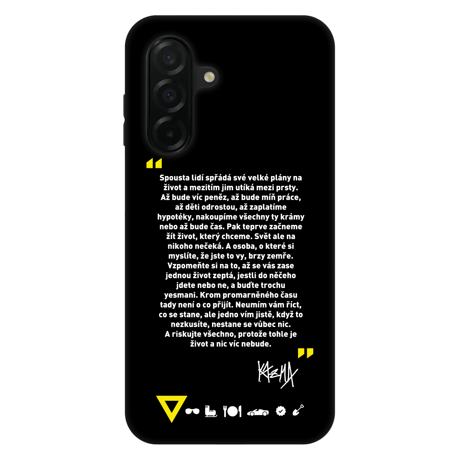 Picasee Fashion Case pre Samsung Galaxy A26 5G A266B - Kazma - BUĎTE TROCHU YESMANI
