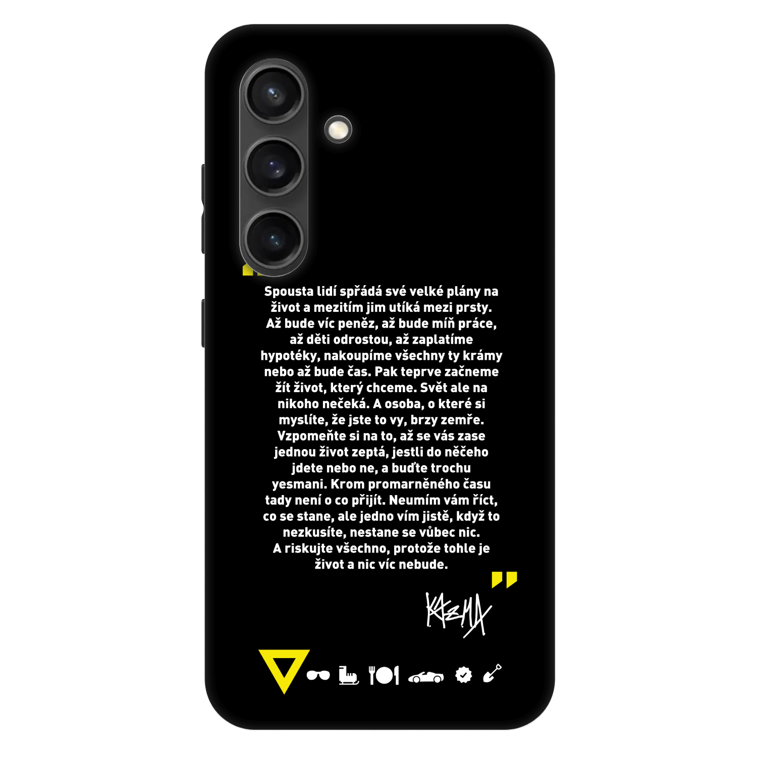 Picasee Fashion Case PowerShare pro Samsung Galaxy S24 S921B 5G - Kazma - BUĎTE TROCHU YESMANI