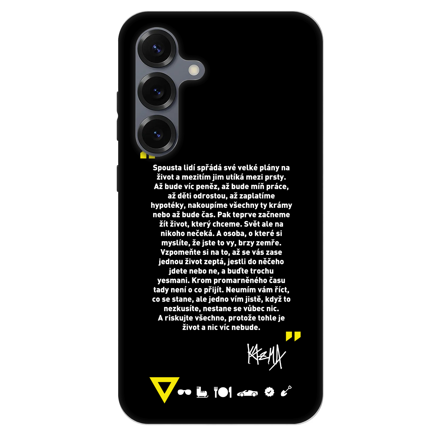 Picasee Fashion Case PowerShare pro Samsung Galaxy S25+ 5G - Kazma - BUĎTE TROCHU YESMANI