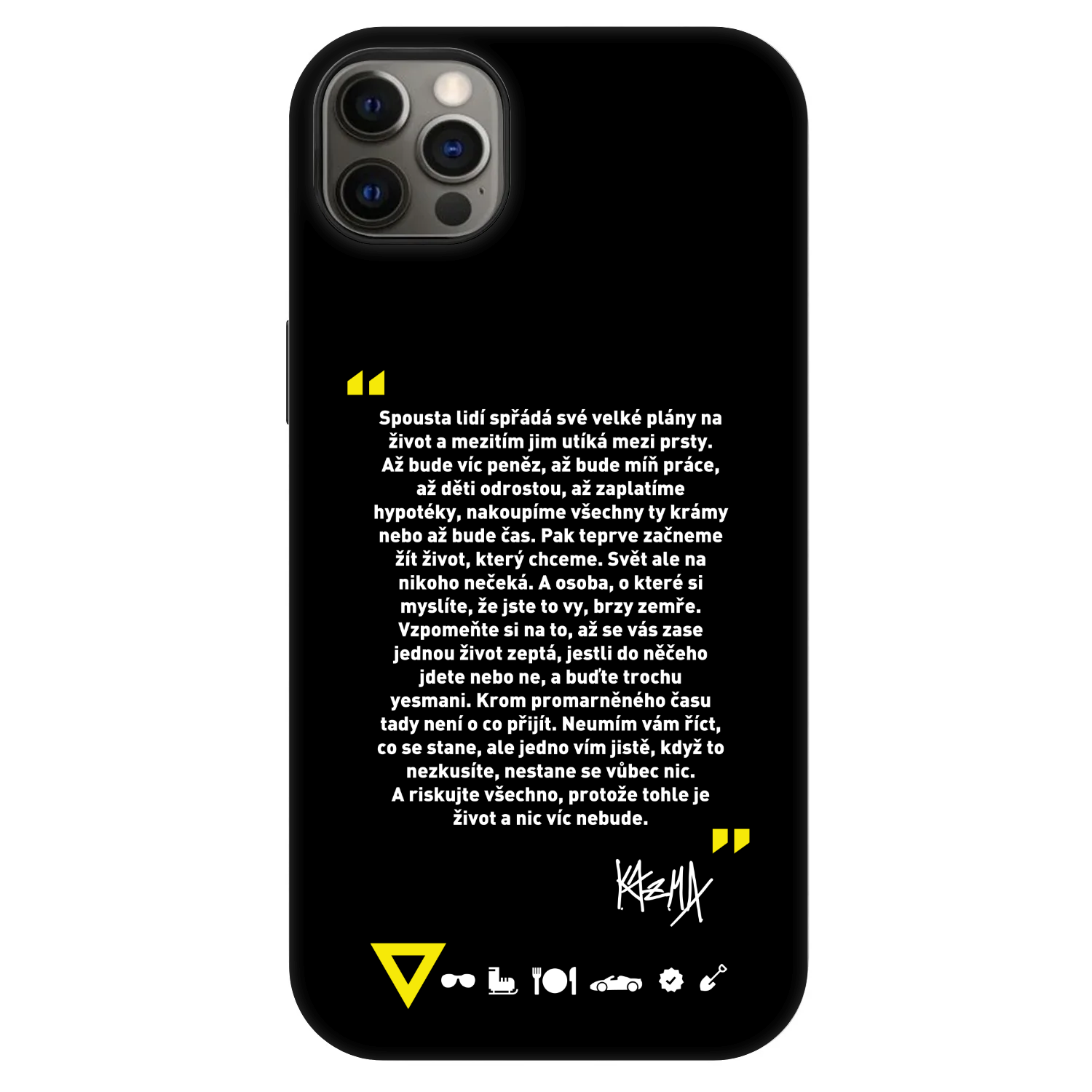 Picasee Fashion Case MagSafe pre Apple iPhone 12 Pro Max - Kazma - BUĎTE TROCHU YESMANI