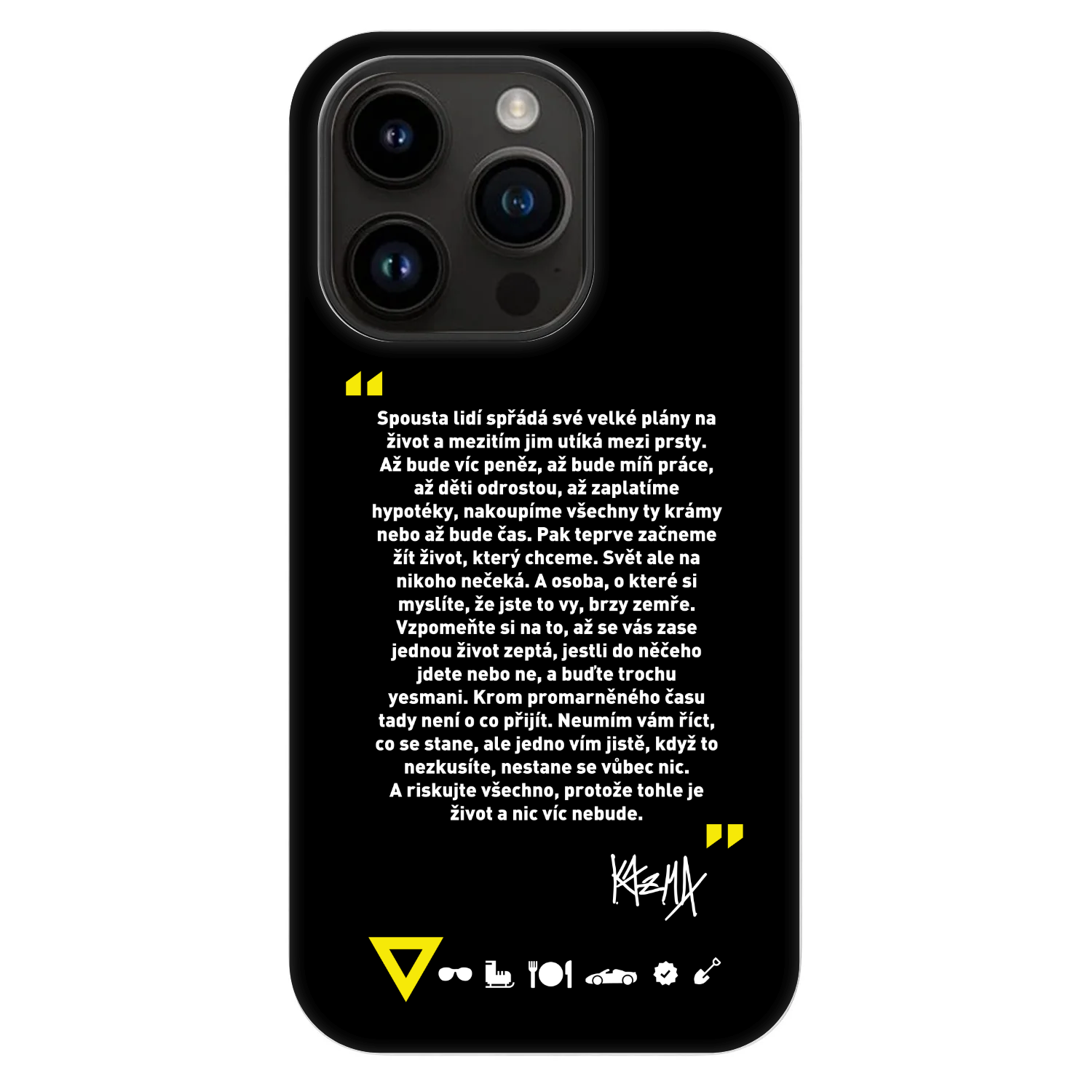 Picasee Fashion Case MagSafe pre Apple iPhone 14 Pro - Kazma - BUĎTE TROCHU YESMANI