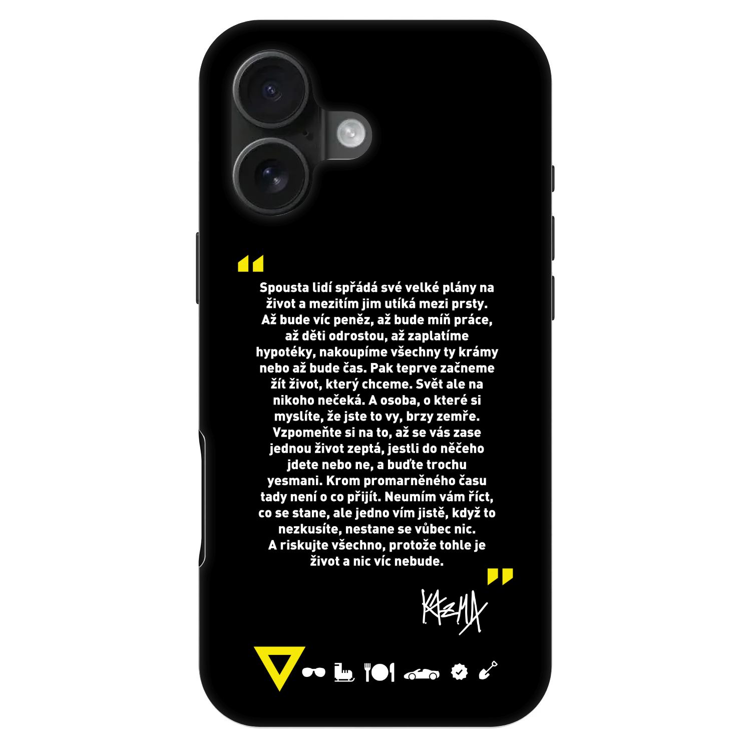 Picasee Fashion Case MagSafe pre Apple iPhone 16 - Kazma - BUĎTE TROCHU YESMANI