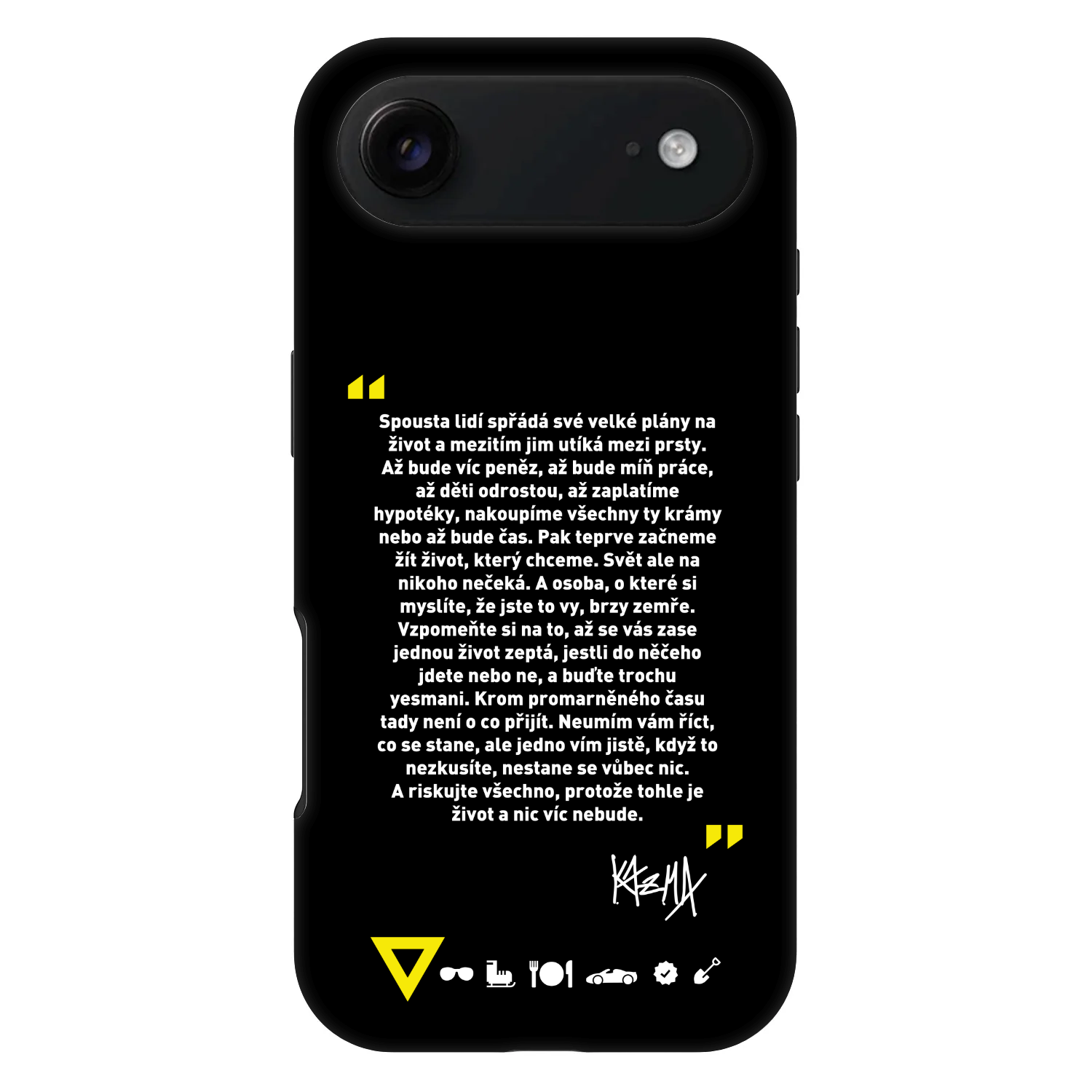 Picasee Fashion Case MagSafe pre Apple iPhone Air - Kazma - BUĎTE TROCHU YESMANI
