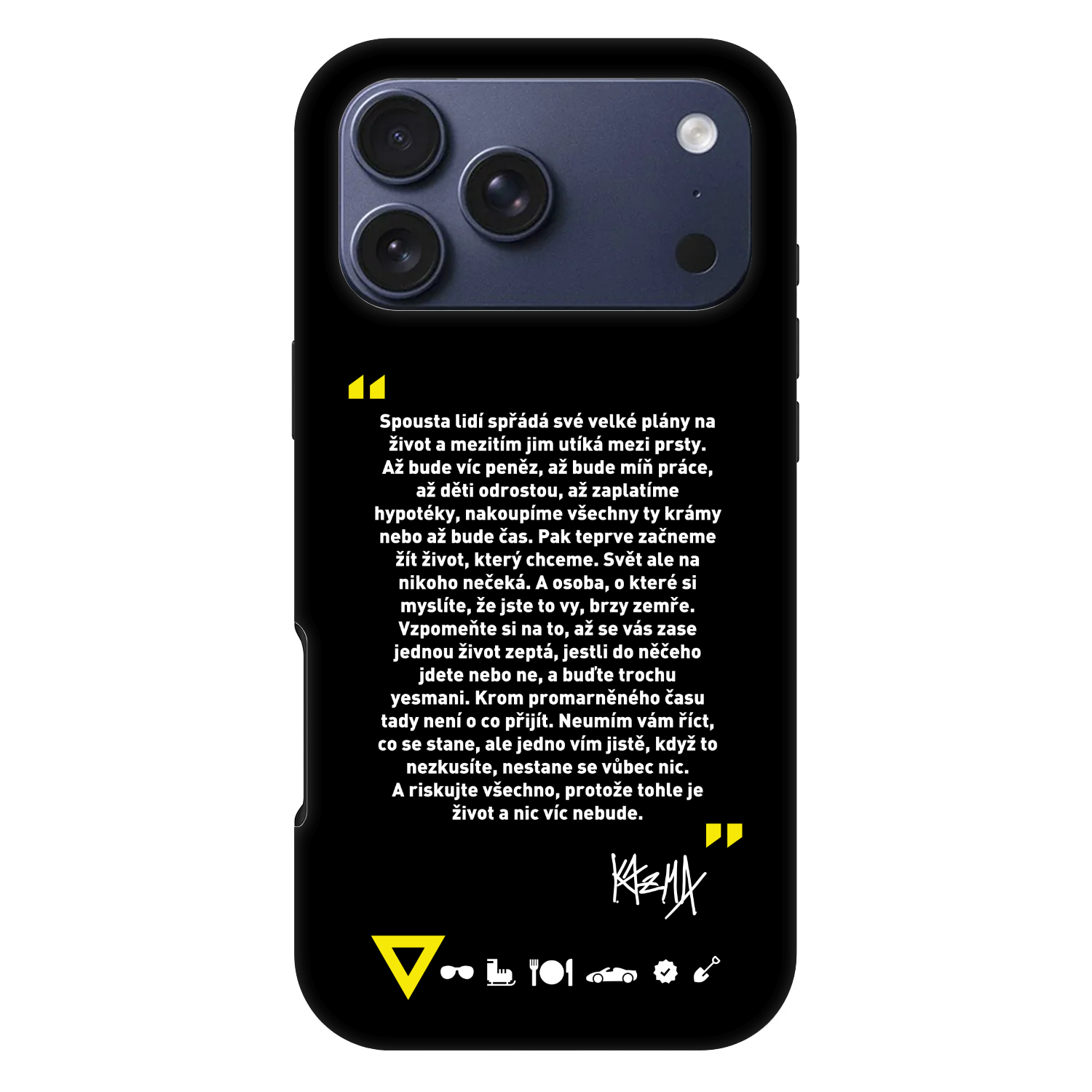 Picasee Fashion Case MagSafe pre Apple iPhone 17 Pro Max - Kazma - BUĎTE TROCHU YESMANI