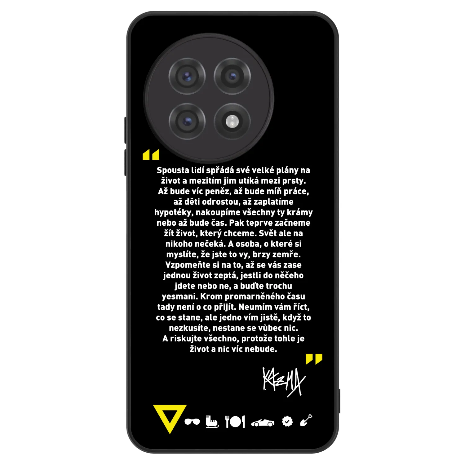 Picasee ULTIMATE CASE pro OnePlus 13R 5G - Kazma - BUĎTE TROCHU YESMANI