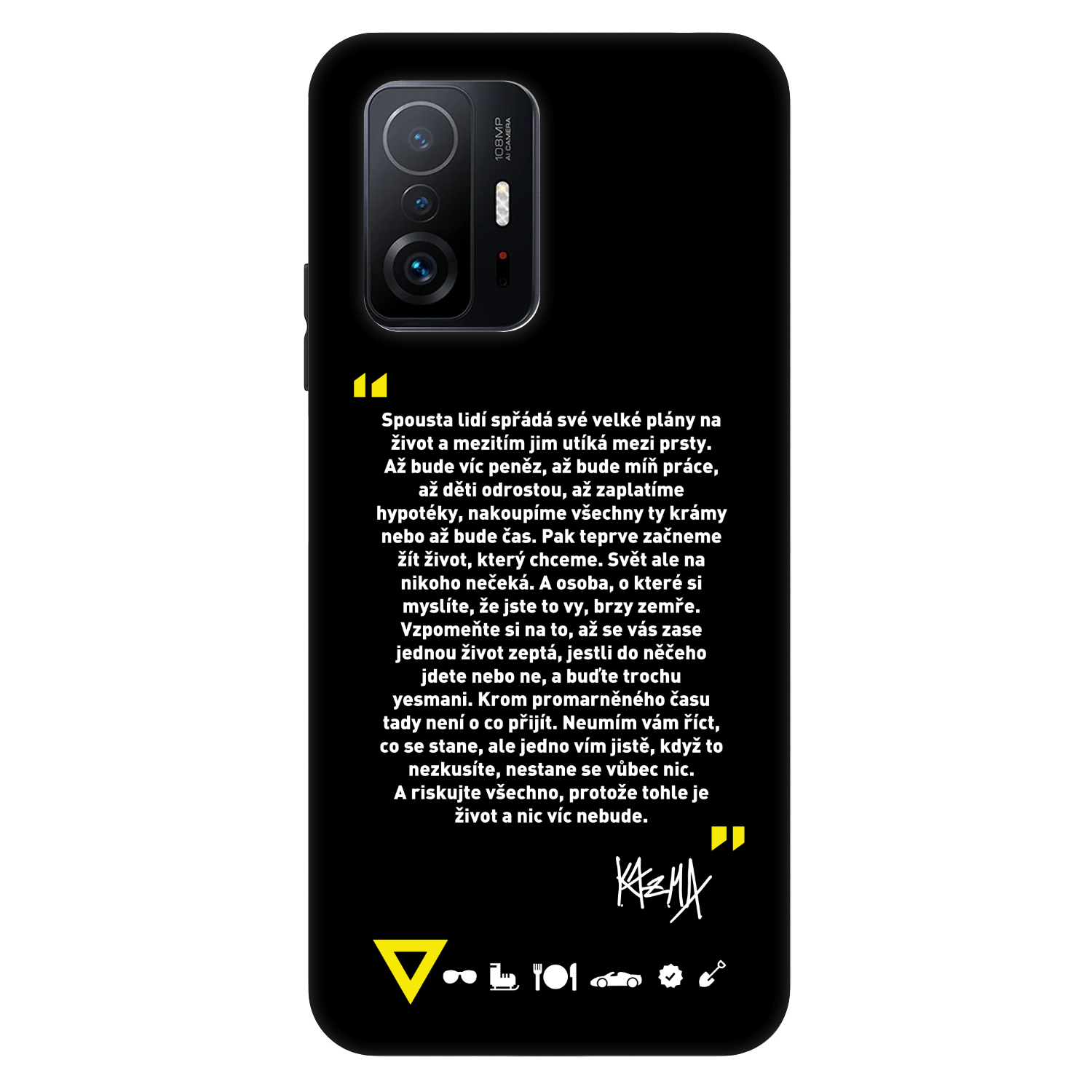 Picasee Fashion Case pre Xiaomi 11T - Kazma - BUĎTE TROCHU YESMANI