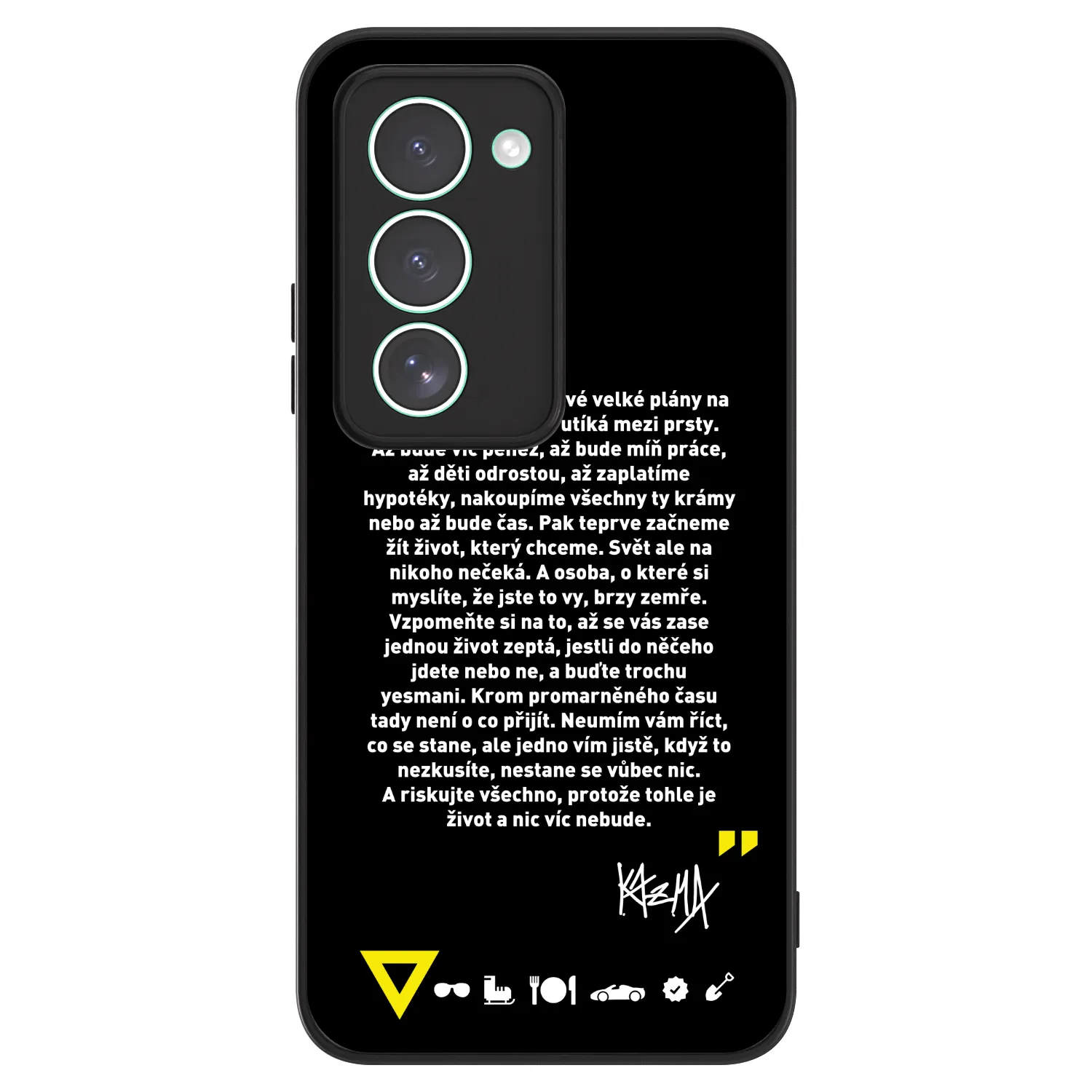 Picasee ULTIMATE CASE pro Xiaomi Redmi 15 5G - Kazma - BUĎTE TROCHU YESMANI