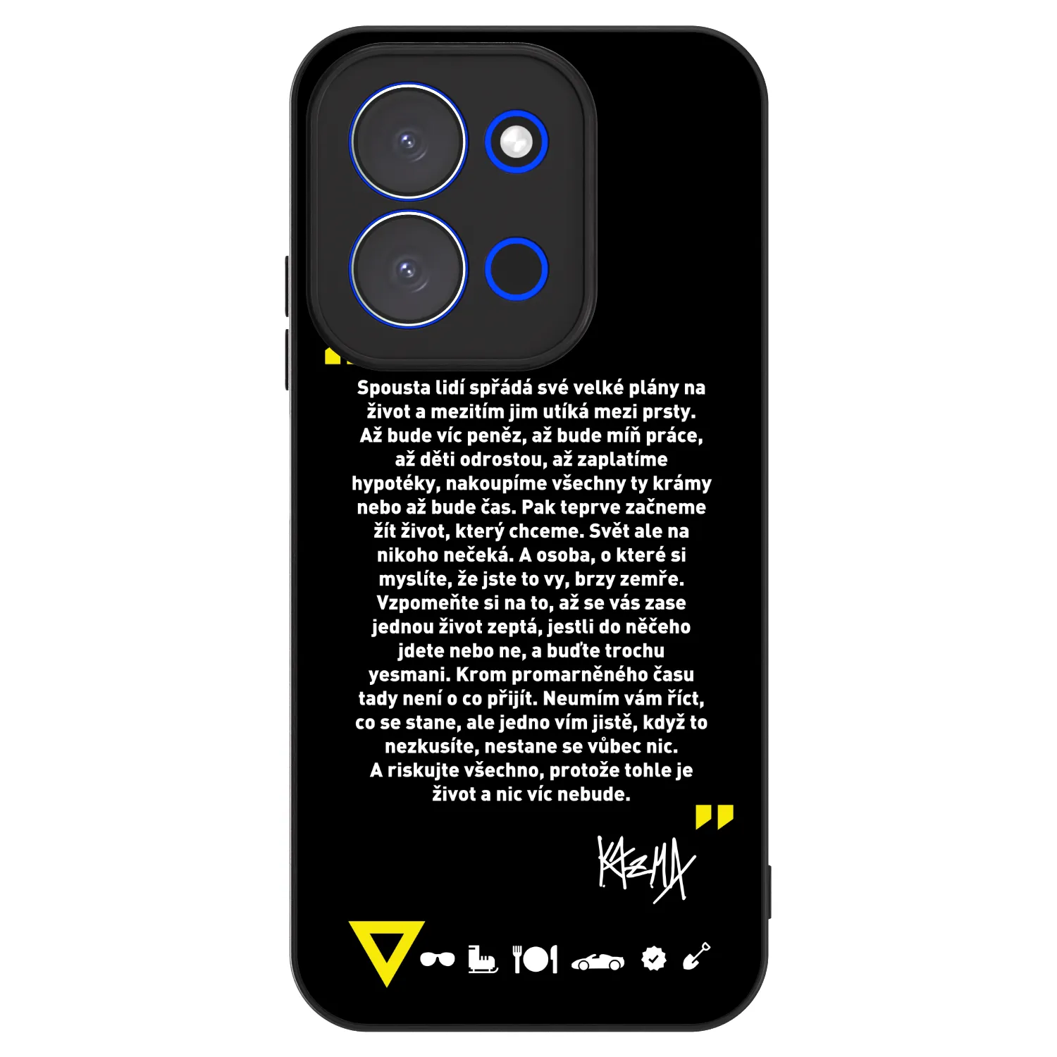 Picasee ULTIMATE CASE pro Xiaomi Redmi 15C 4G - Kazma - BUĎTE TROCHU YESMANI