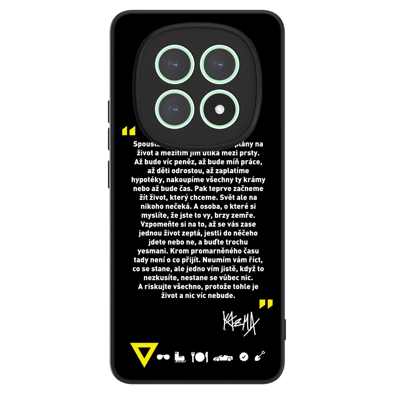 Picasee ULTIMATE CASE pro Xiaomi Redmi Note 15 - Kazma - BUĎTE TROCHU YESMANI