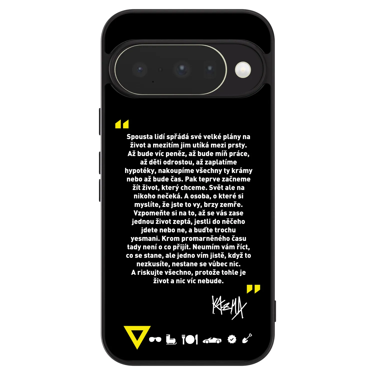 Picasee ULTIMATE CASE pro Google Pixel 10 - Kazma - BUĎTE TROCHU YESMANI