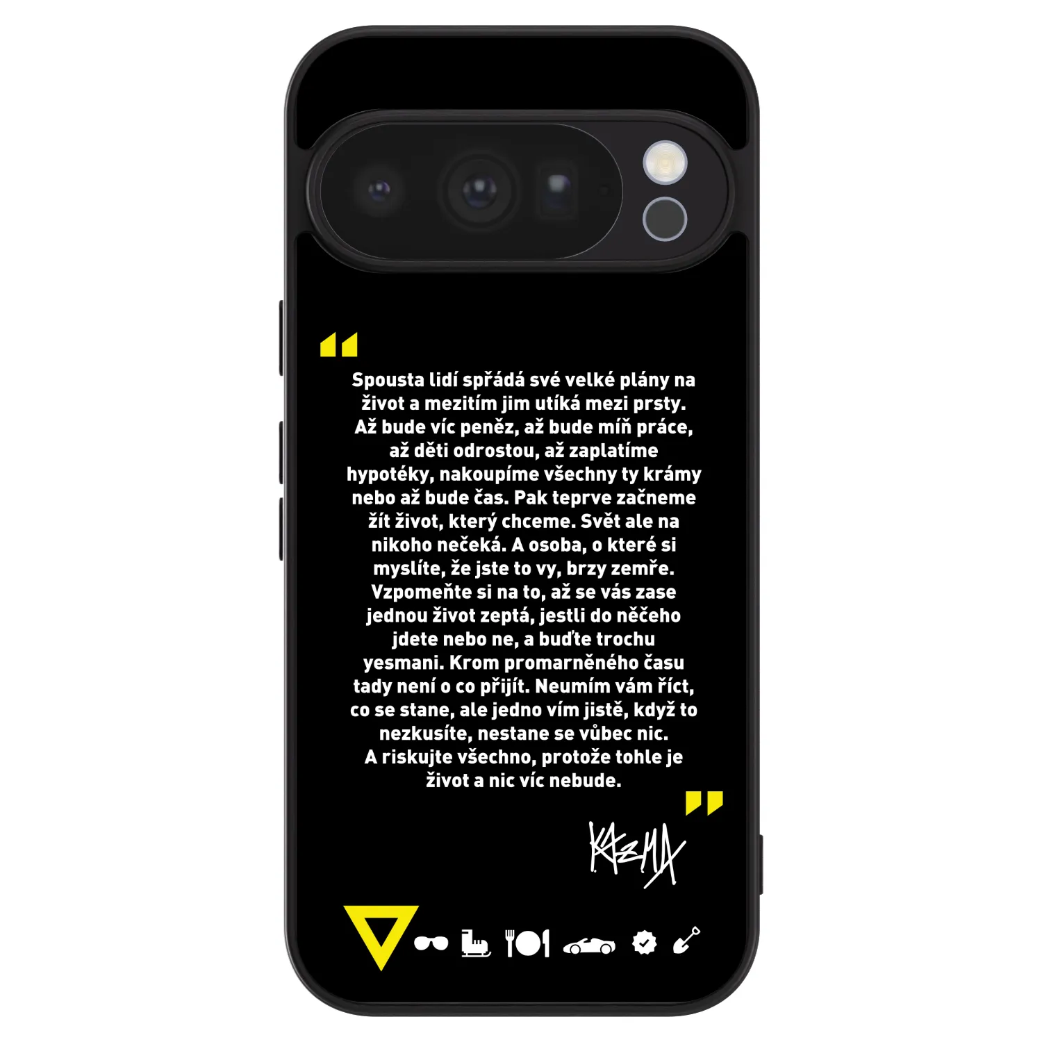 Picasee ULTIMATE CASE pro Google Pixel 10 Pro - Kazma - BUĎTE TROCHU YESMANI