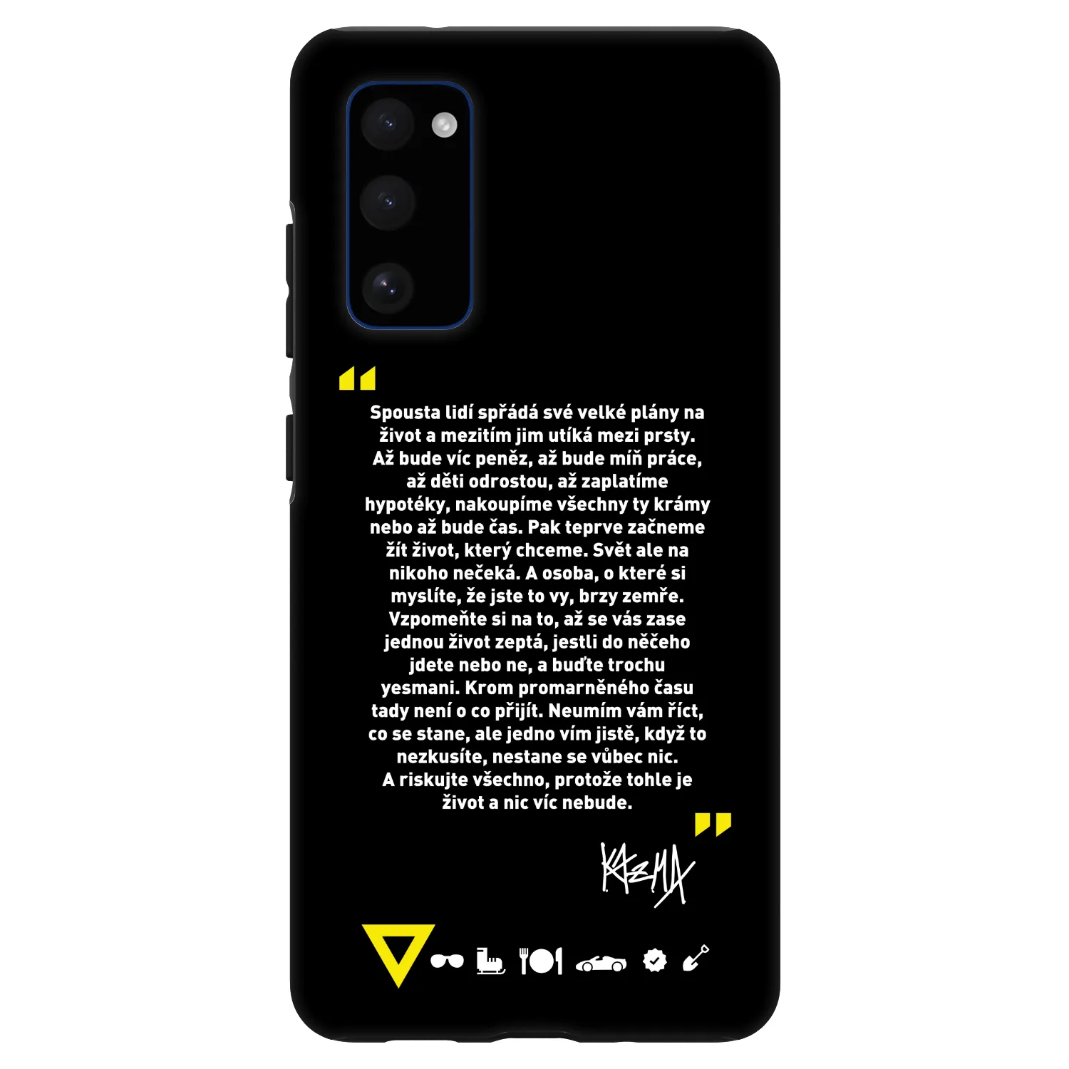 Picasee Fashion Case pre Samsung Galaxy S20 FE - Kazma - BUĎTE TROCHU YESMANI