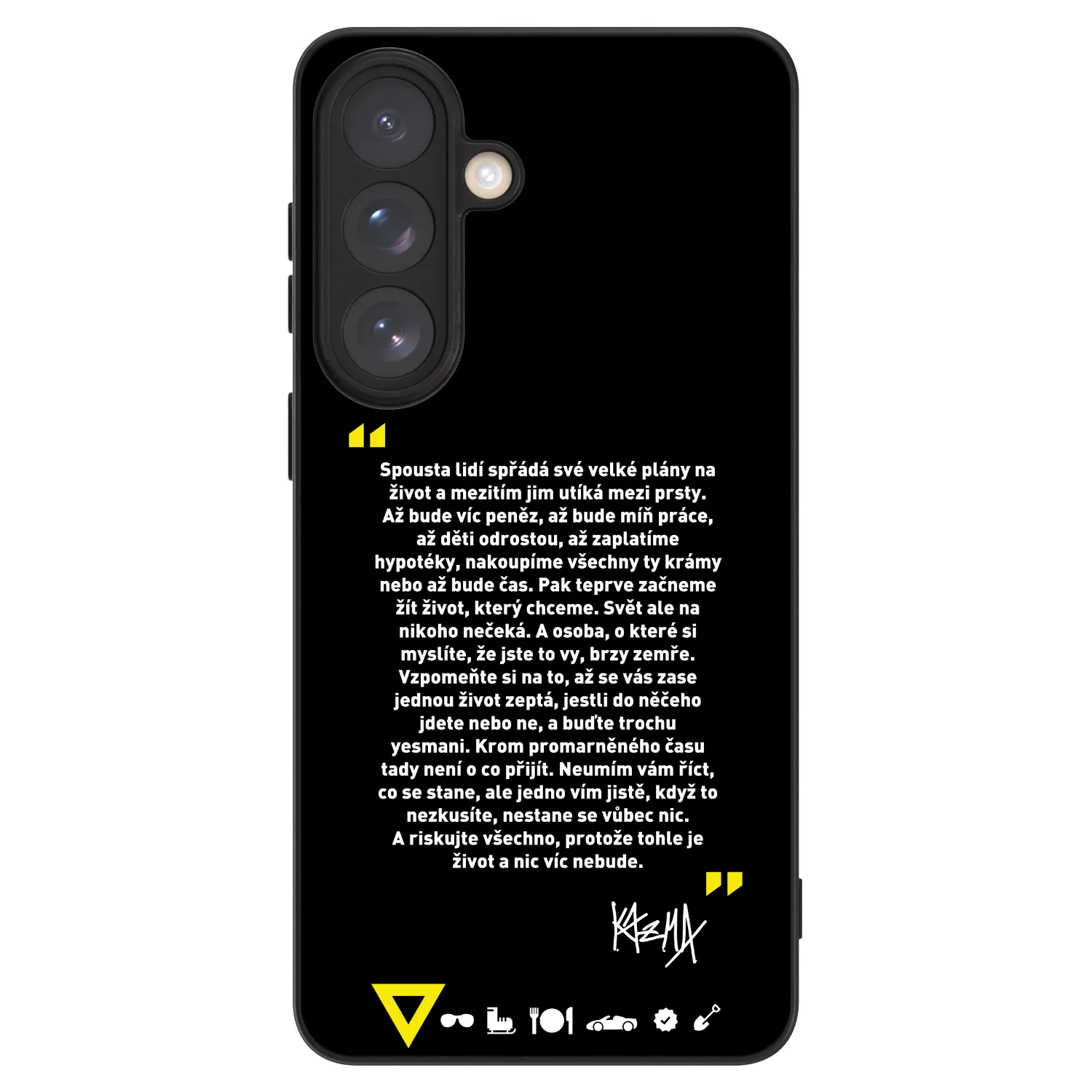 Picasee ULTIMATE CASE PowerShare pro Samsung Galaxy S26+ - Kazma - BUĎTE TROCHU YESMANI