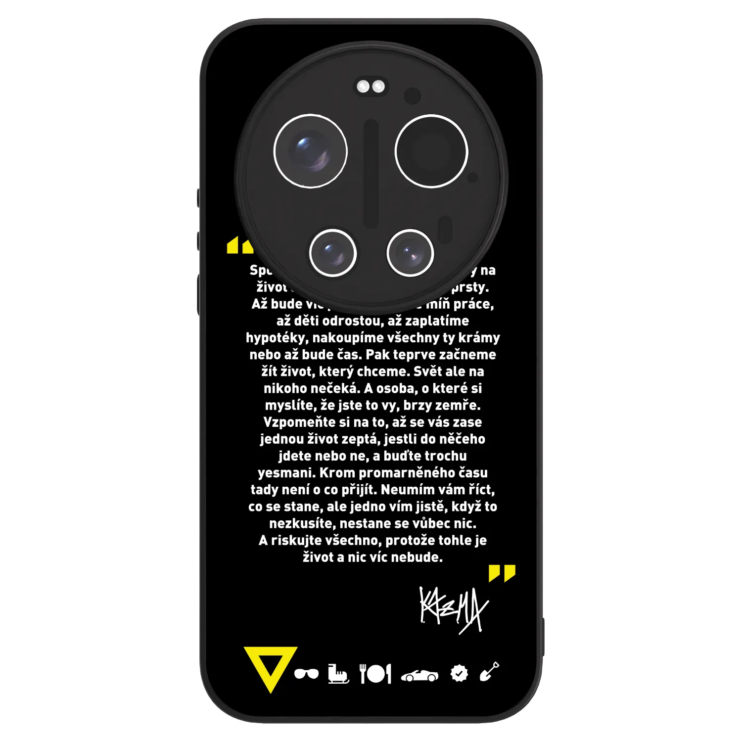 Picasee ULTIMATE CASE pro Xiaomi 17 Ultra - Kazma - BUĎTE TROCHU YESMANI
