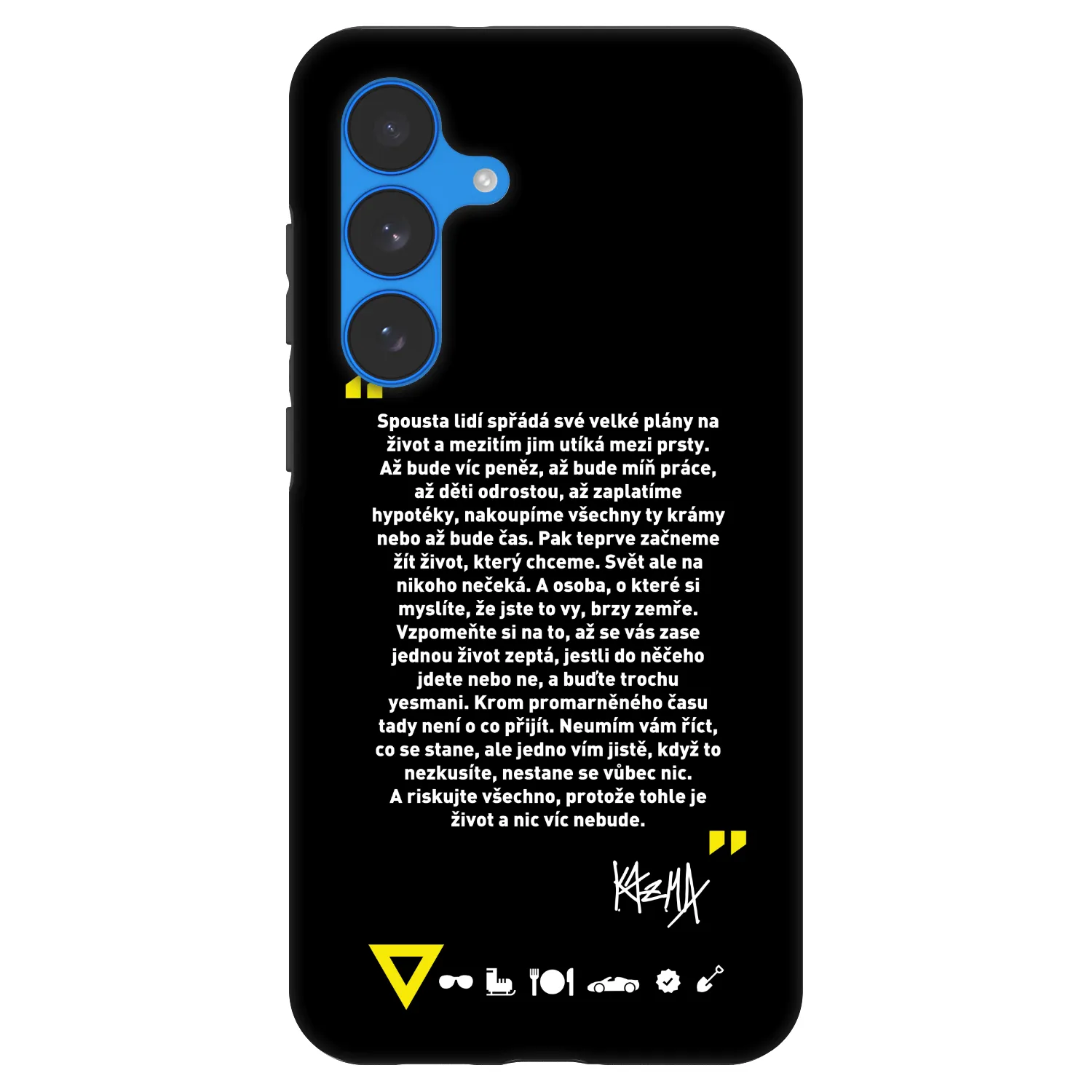 Picasee Fashion Case pre Samsung Galaxy S25 FE 5G - Kazma - BUĎTE TROCHU YESMANI