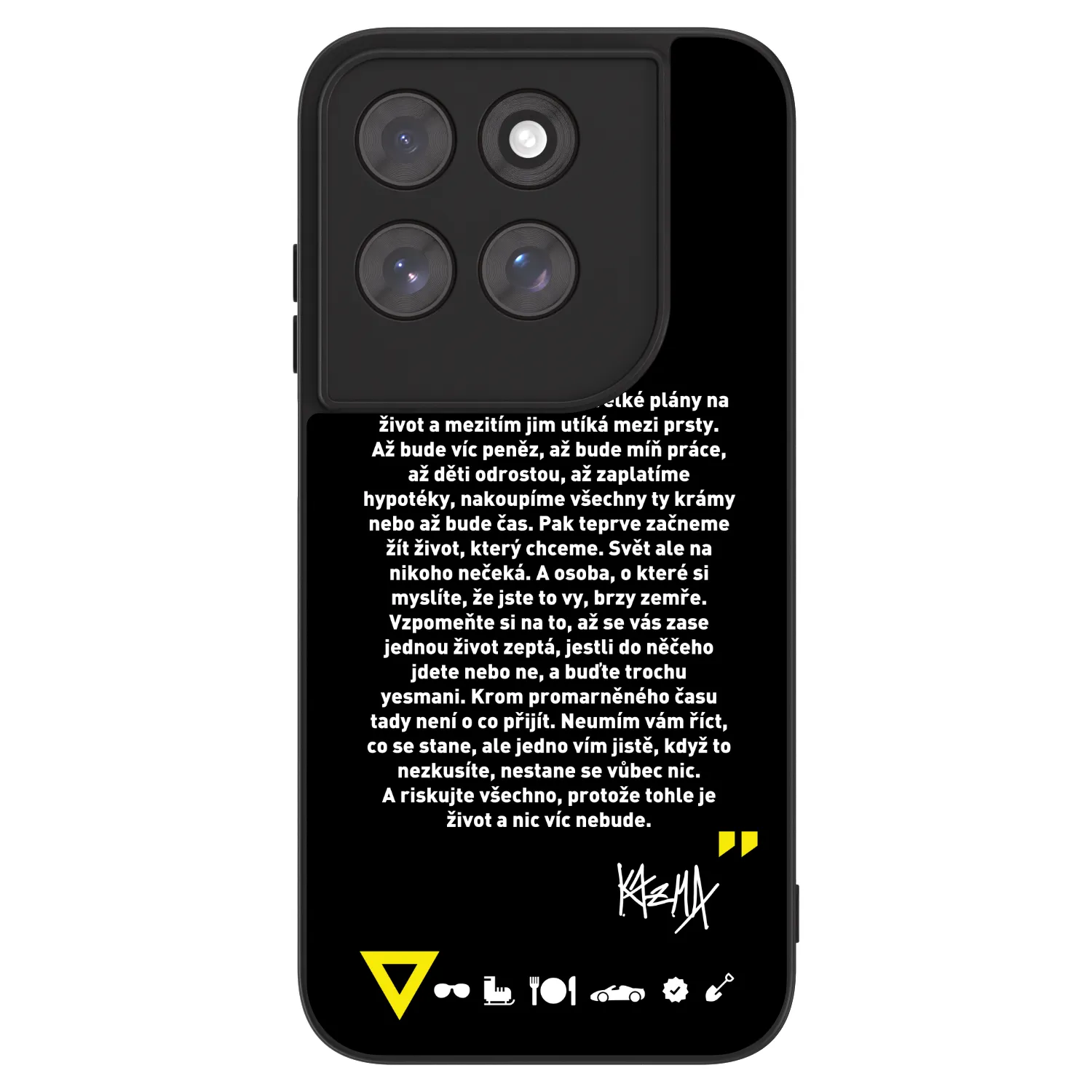 Picasee ULTIMATE CASE pro Motorola Moto G77 - Kazma - BUĎTE TROCHU YESMANI