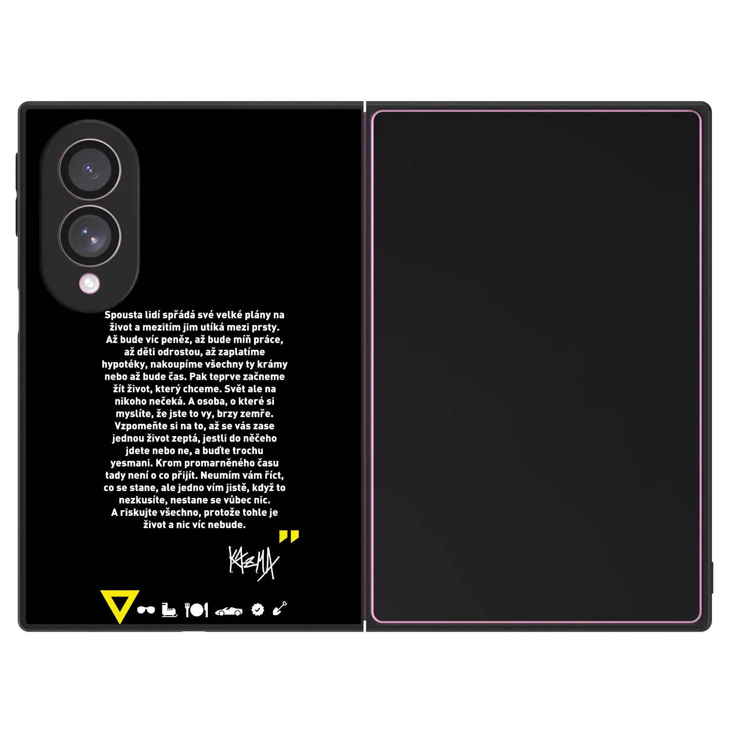 Picasee ULTIMATE CASE pro Samsung Galaxy Z Fold8 5G - Kazma - BUĎTE TROCHU YESMANI