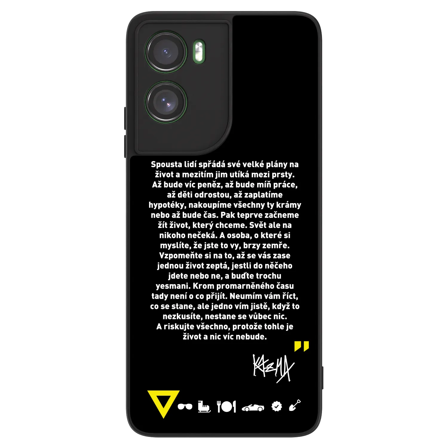Picasee ULTIMATE CASE pro Motorola Moto G06 - Kazma - BUĎTE TROCHU YESMANI