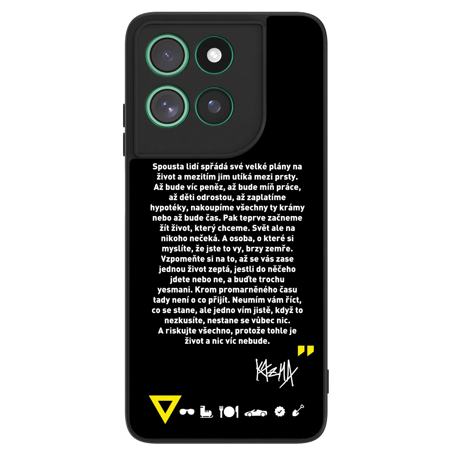 Picasee ULTIMATE CASE pro Motorola Moto G57 Power - Kazma - BUĎTE TROCHU YESMANI