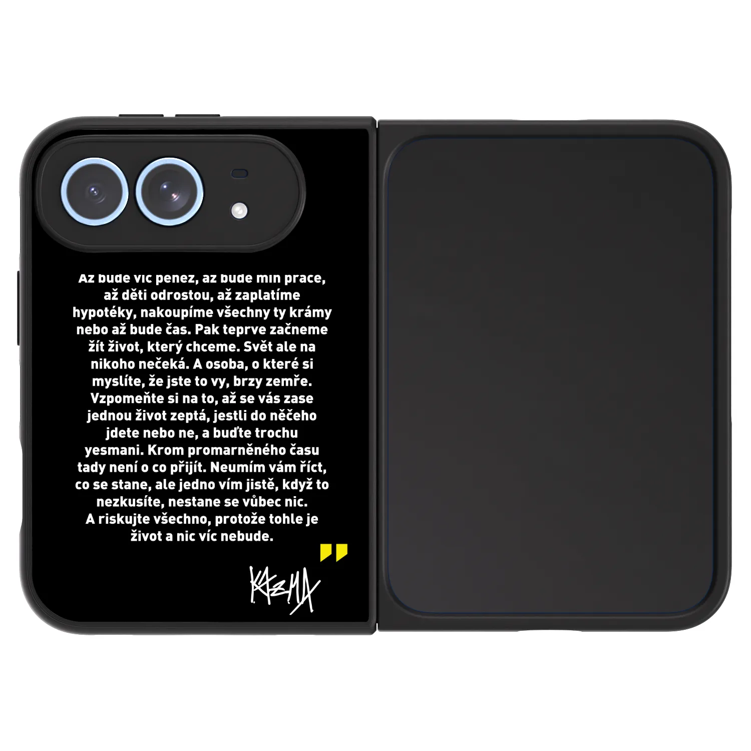 Picasee ULTIMATE CASE MagSafe pro Apple iPhone Ultra - Kazma - BUĎTE TROCHU YESMANI