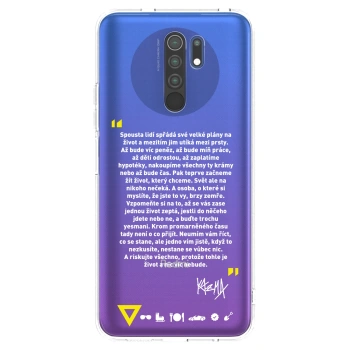 Picasee silikónový prehľadný obal pre Xiaomi Redmi 9 - Kazma - BUĎTE TROCHU YESMANI