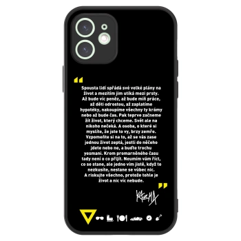 Picasee ULTIMATE CASE pro Apple iPhone 12 - Kazma - BUĎTE TROCHU YESMANI