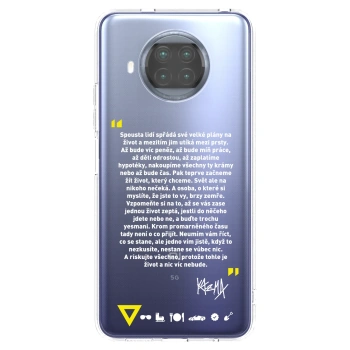 Picasee silikónový prehľadný obal pre Xiaomi Mi 10T Lite - Kazma - BUĎTE TROCHU YESMANI