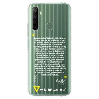 Picasee silikónový prehľadný obal pre Realme 6i - Kazma - BUĎTE TROCHU YESMANI