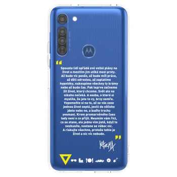 Obal pre Motorola Moto G8 - Kazma - BUĎTE TROCHU YESMANI