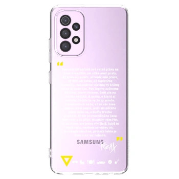 Picasee silikónový prehľadný obal pre Samsung Galaxy A32 5G A326B - Kazma - BUĎTE TROCHU YESMANI