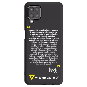 Picasee silikónový čierny obal pre Samsung Galaxy M12 M127F - Kazma - BUĎTE TROCHU YESMANI