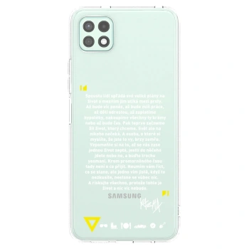 Picasee silikónový prehľadný obal pre Samsung Galaxy A22 A226B 5G - Kazma - BUĎTE TROCHU YESMANI