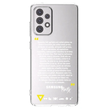Picasee silikónový prehľadný obal pre Samsung Galaxy A52s 5G A528B - Kazma - BUĎTE TROCHU YESMANI