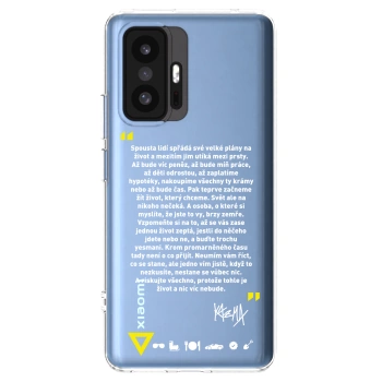 Picasee silikónový prehľadný obal pre Xiaomi 11T - Kazma - BUĎTE TROCHU YESMANI