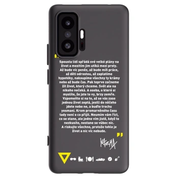 Picasee silikónový čierny obal pre Xiaomi 11T - Kazma - BUĎTE TROCHU YESMANI