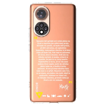 Picasee silikónový prehľadný obal pre Honor 50 5G - Kazma - BUĎTE TROCHU YESMANI