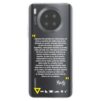 Picasee silikónový prehľadný obal pre Huawei Nova 8i - Kazma - BUĎTE TROCHU YESMANI