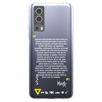 Picasee silikónový prehľadný obal pre Vivo Y72 5G - Kazma - BUĎTE TROCHU YESMANI
