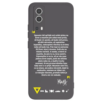 Picasee silikónový čierny obal pre Vivo Y72 5G - Kazma - BUĎTE TROCHU YESMANI