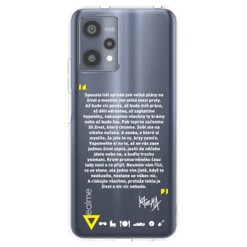 Picasee silikónový prehľadný obal pre Realme 9 Pro 5G - Kazma - BUĎTE TROCHU YESMANI